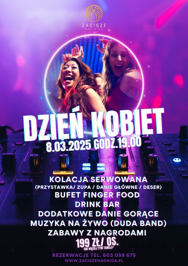 dzień kobiet w zacisze nad nidą resort