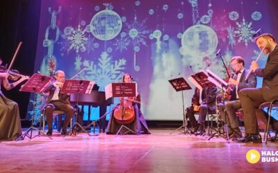 Buska Orkiestra Zdrojowa zagrała w koncercie zimowym w Busku-Zdroju.