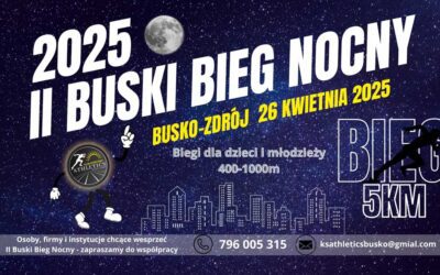Buski Bieg Nocny powraca! Już wkrótce kolejna edycja sportowej rywalizacji!