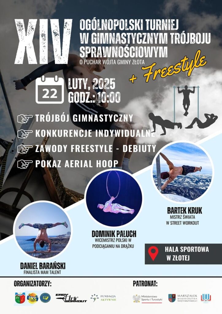 XIV Ogolnopolski Turniej w Gimnastycznym Trojboju Sprawnosciowym w Zlotej