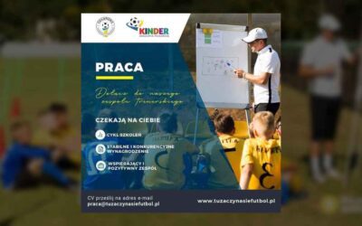Akademia Champions poszukuje trenerów! Dołącz do dynamicznie rozwijającej się Akademii Piłkarskiej!