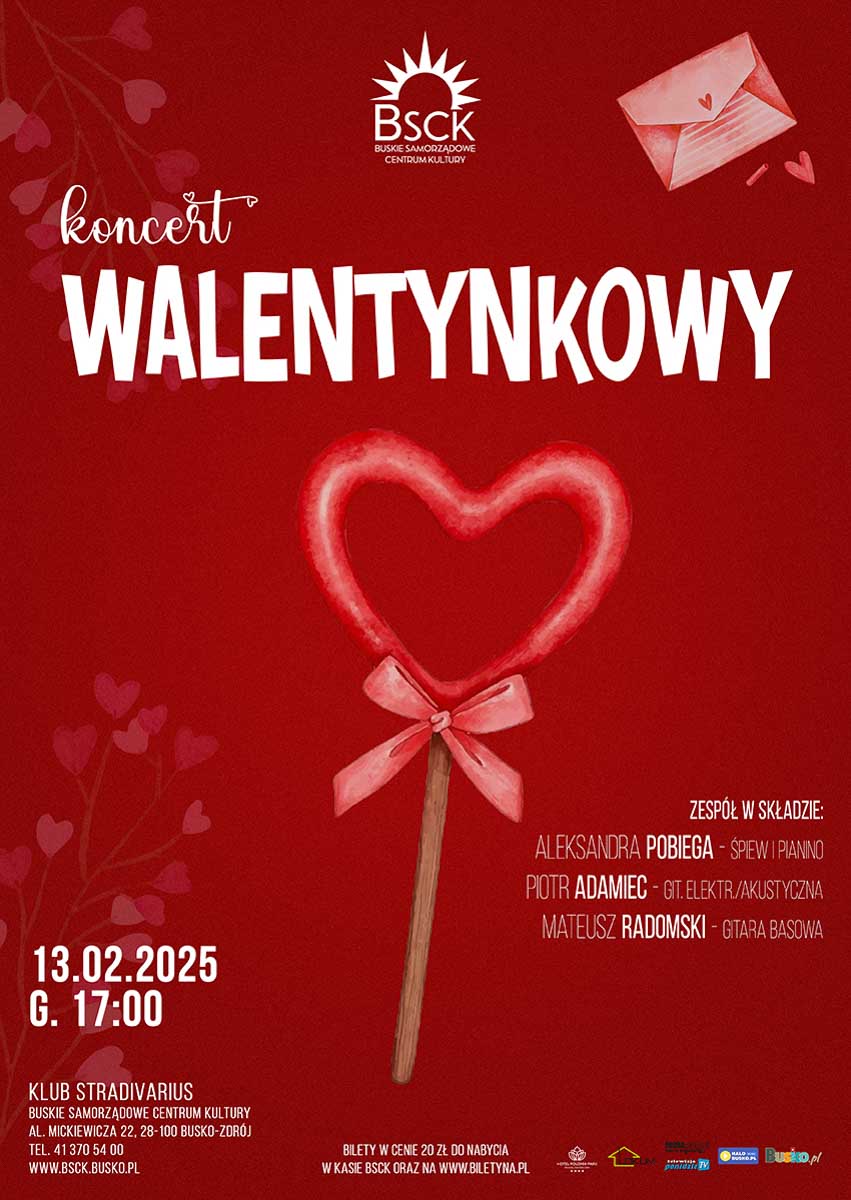 koncert walentynkowy w Busku Zdroju 2