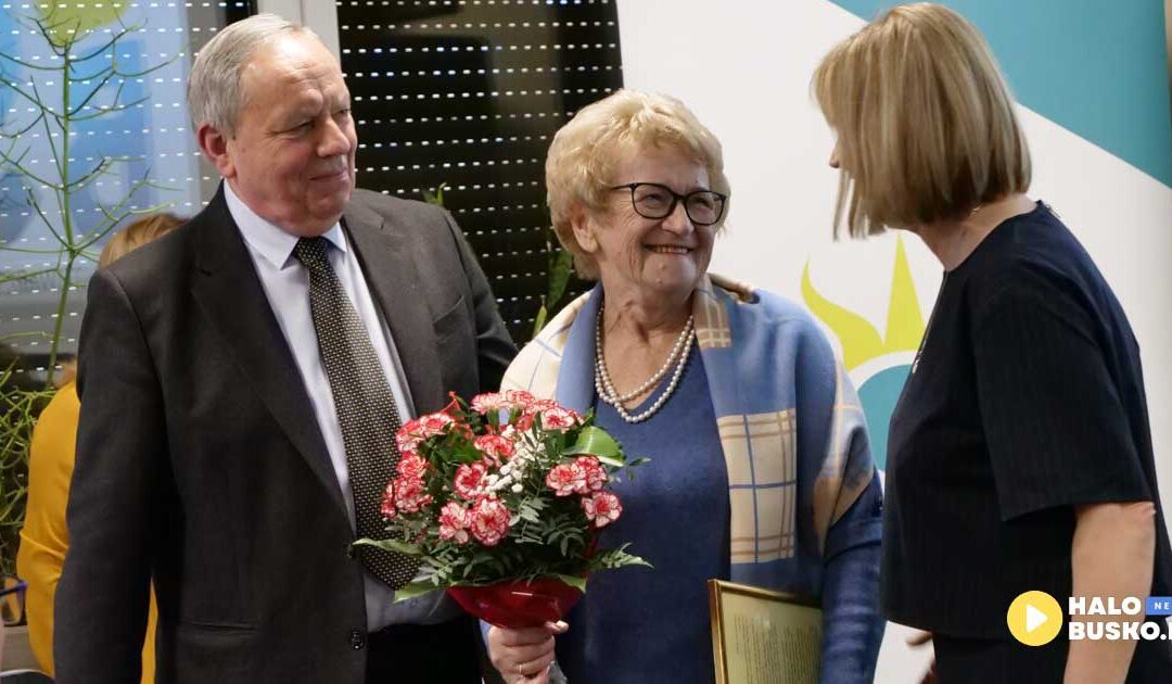 Benefis Marii Mazur w bibliotece w Busku-Zdroju. (VIDEO)