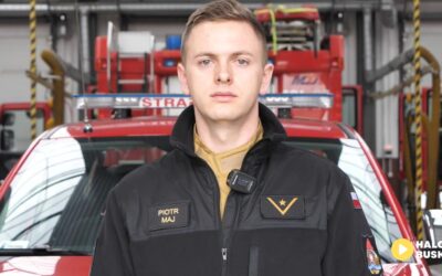 Strażacy z Buska-Zdroju przestrzegają przed wypalaniem traw!