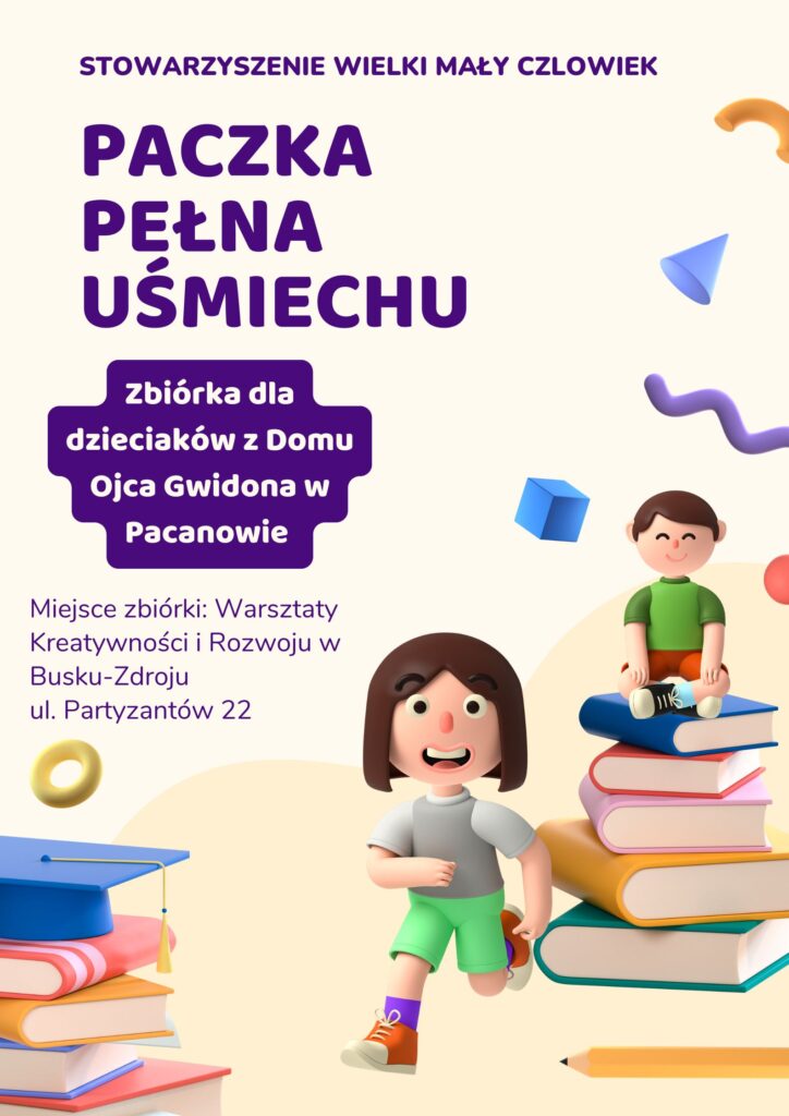 zbiórka darów na dom dziecka w pacanowie