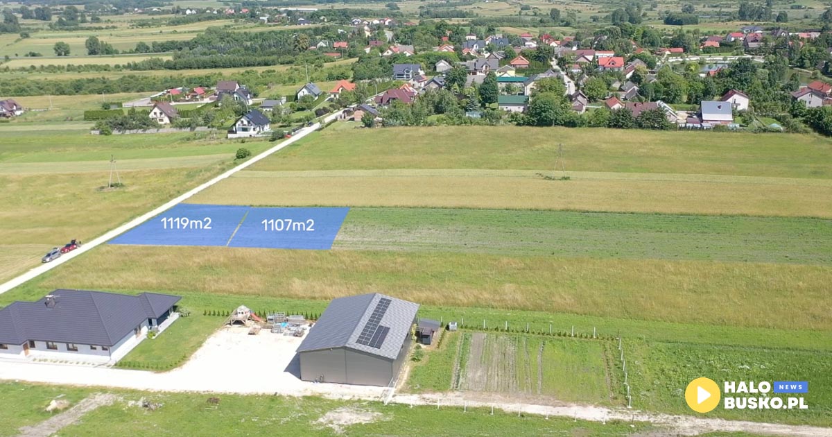 działka budowlana koło buska-zdroju