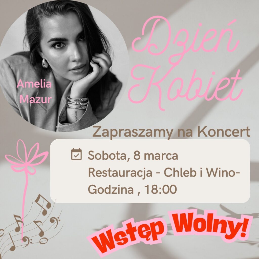 koncert na dzien kobiet w restauracji chleb i wino