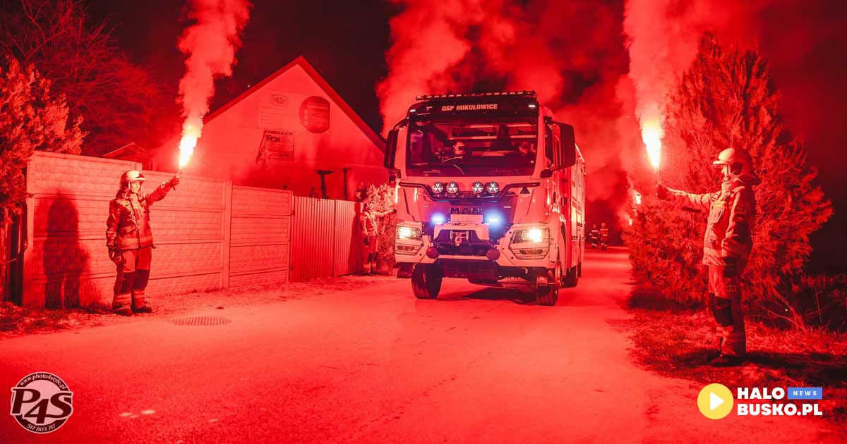 nowy wóz strażącki dla osp mikułowice