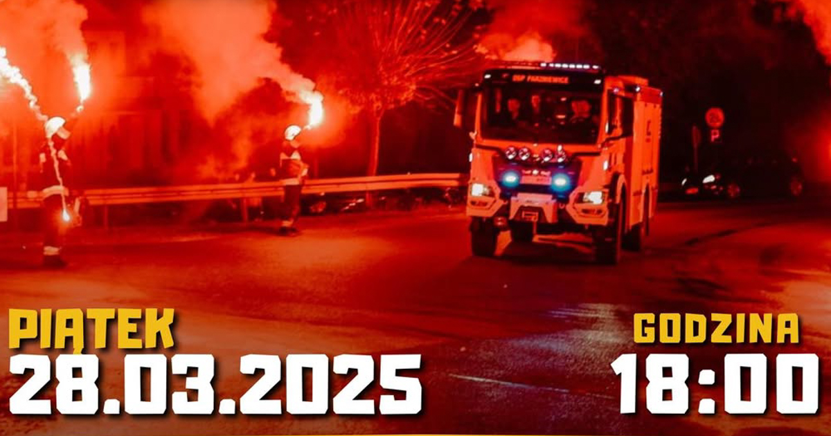 powitanie samochodu osp mikułowice