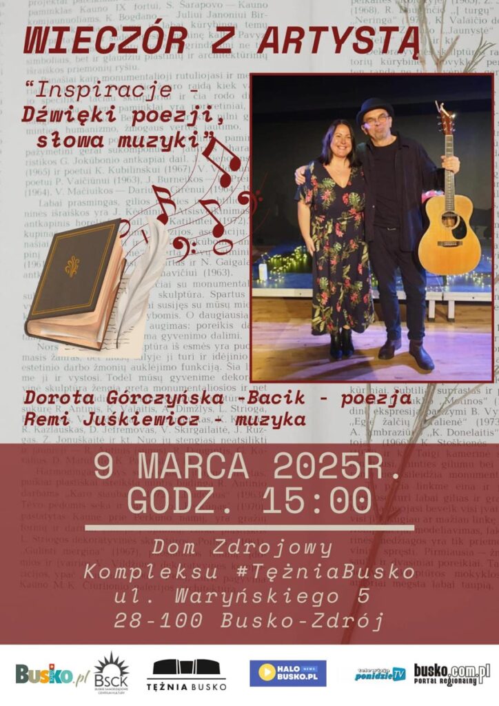 wieczór poezji i muzyki w busku-zdroju