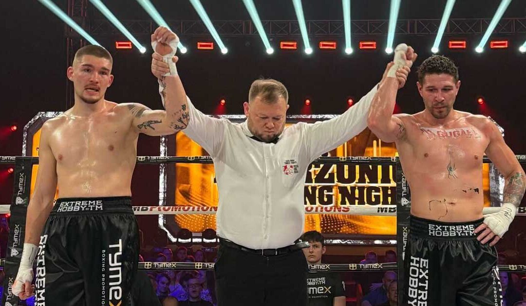 Wiktor Skiba z solidnym debiutem! Remis podczas Dzierżoniów Boxing Night!