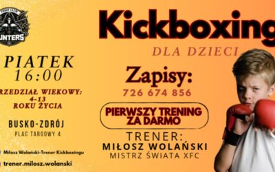 Hunters Fight Club zaprasza dzieci na treningi kickboxingu w Busku-Zdroju!