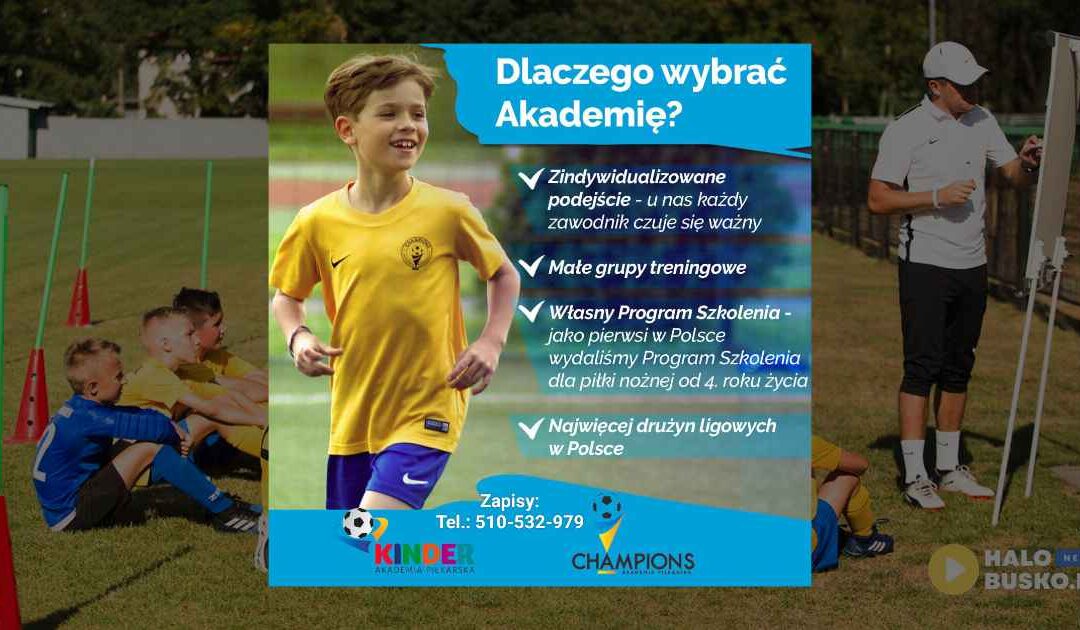Wiosenne nabory do Akademii Piłkarskiej Champions Busko-Zdrój ruszyły!