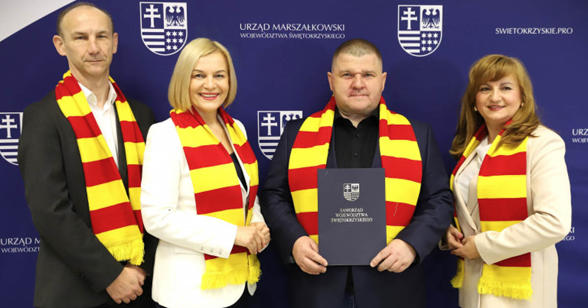 korona kielce ambasadorem województwa świętokrzyskiego