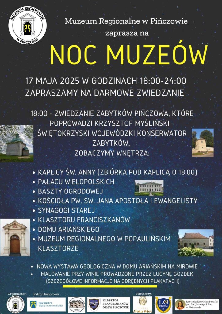 noc muzeow Pinczow