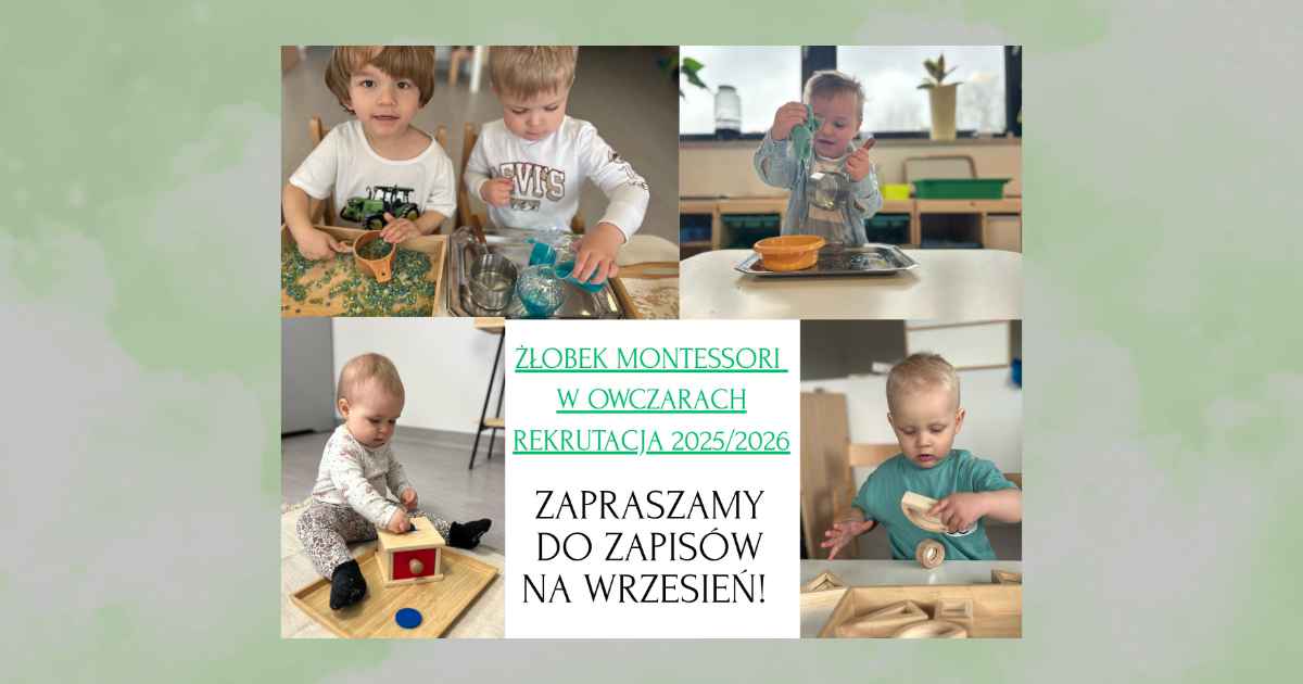 zlobek montessori w owczarach - rekrutacja