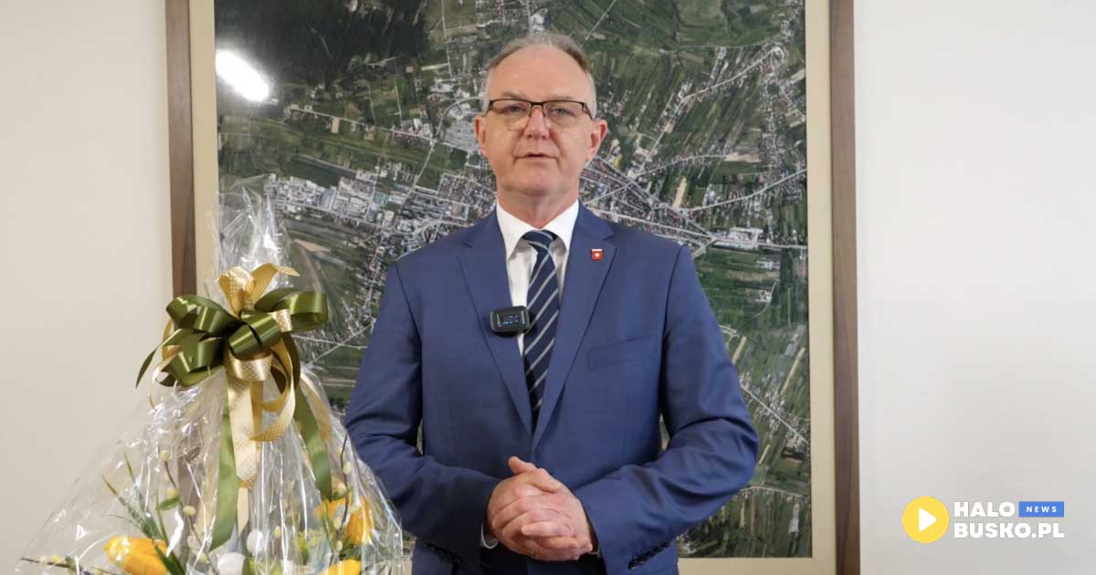 życzenia wielkanocne od burmistrza Jerzego Szydłowskiego - Busko-Zdrój