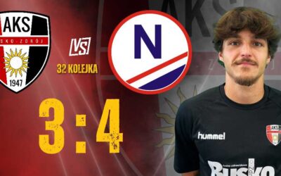 Rozczarowanie w Busku-Zdroju. AKS przegrywa po raz kolejny – tym razem z GKS Nowiny.