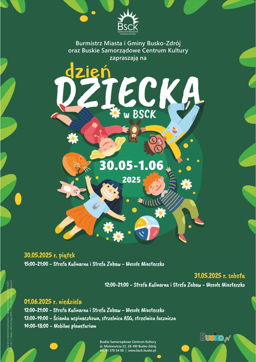 dzień dziecka w bsck w busku-zdroju