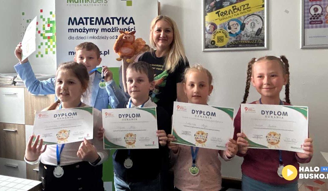 Matematyczna przygoda z Puchaczem Piotrem – uczniowie z Buska-Zdroju w II etapie ogólnopolskiego konkursu!