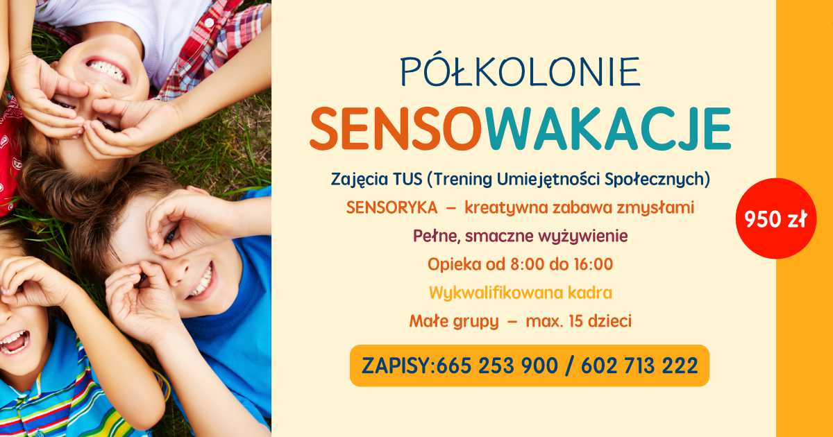 półkolonie w busku-zdroju - sensowakacje