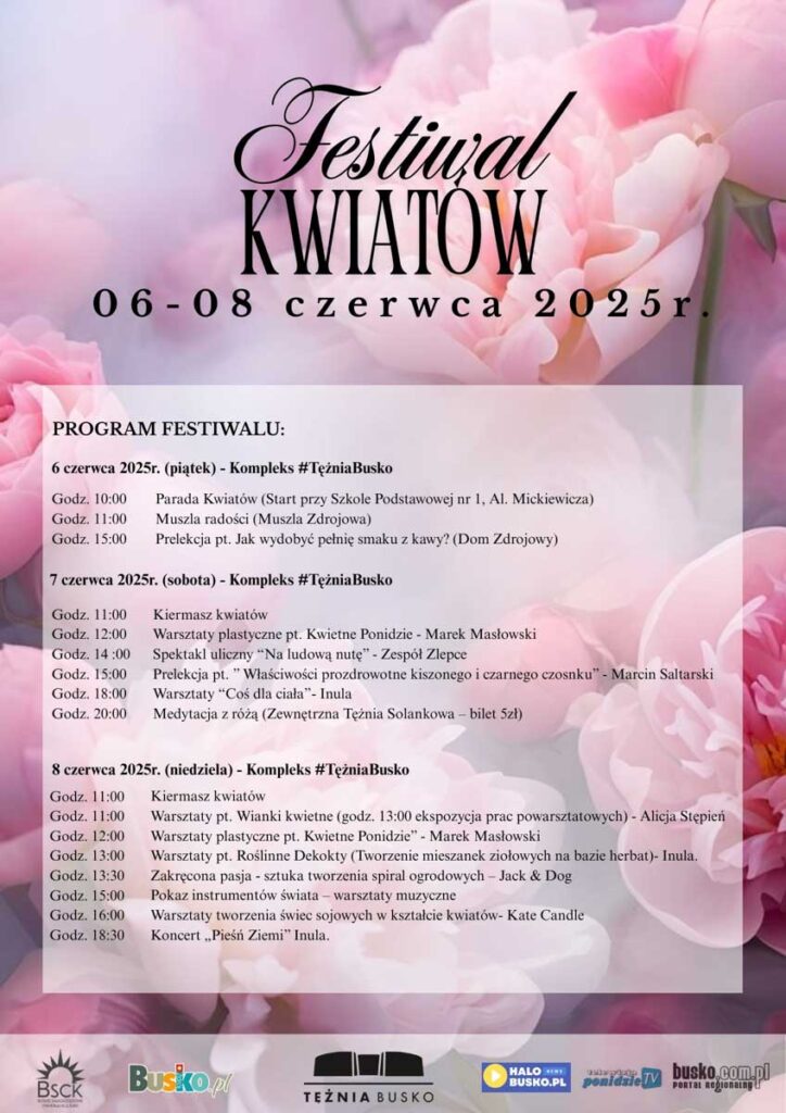 festiwal kwiatów 2025 busko-zdrój