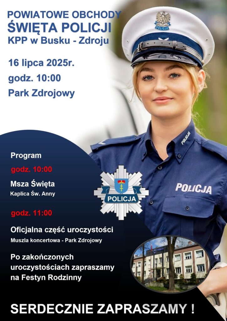 powiatowe obchody święta policji w busku-zdroju