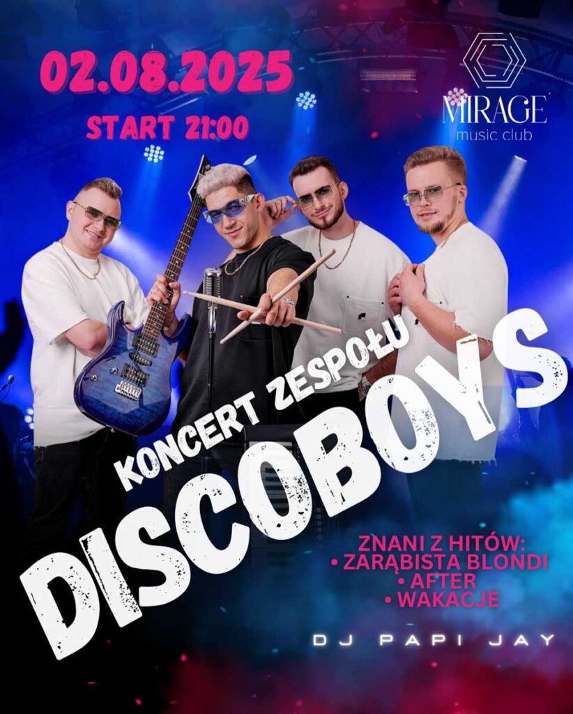 discoboys w mirage music club