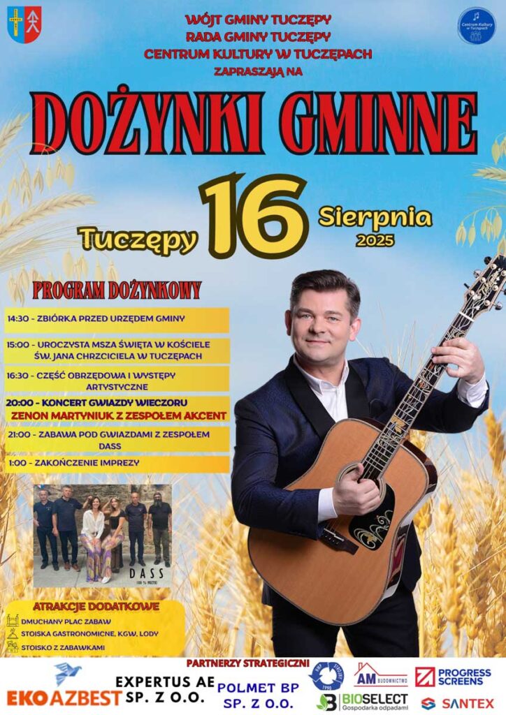 dożynki gminne w tuczępach 2025