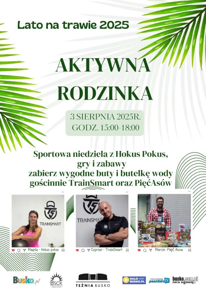 lato na trawie w busku-zdroju