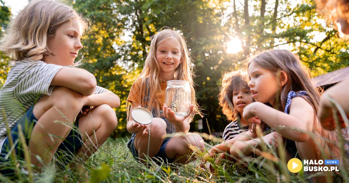 lato w parku zdrojowym w busku-zdroju