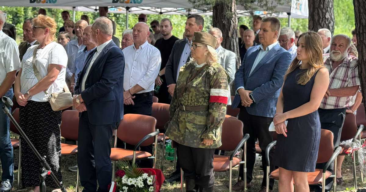 obchody 81. rocznicy zbrodni w lesie wełeckim