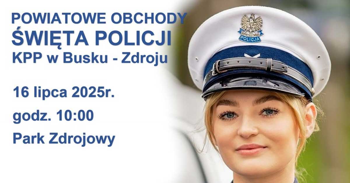 powiatowe obchody święta policji w busku-zdroju