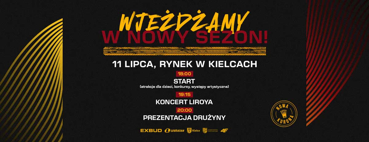 prezentacja korony kielce - koncert liroya