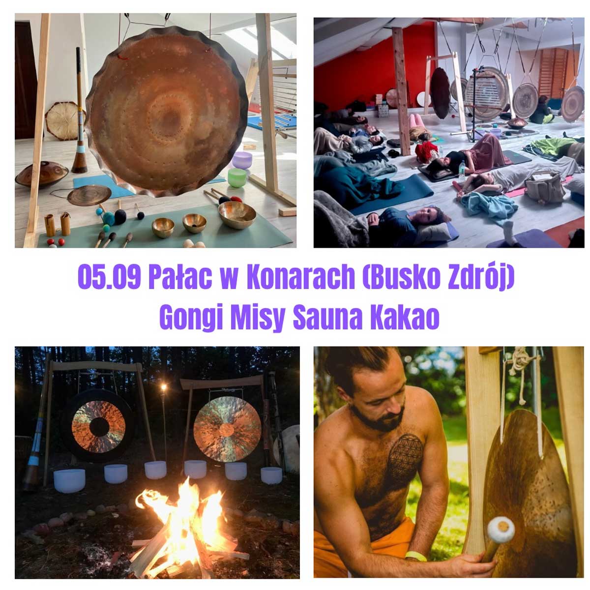 Muzykoterapia i dzwiekoterapia w Harmony Spa Palac w Konarach