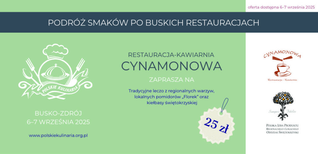 cynamonowa busko-zdrój - polskie kulinaria