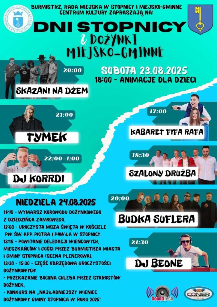 dni stopnicy i dożynki miejsko-gminne 2025