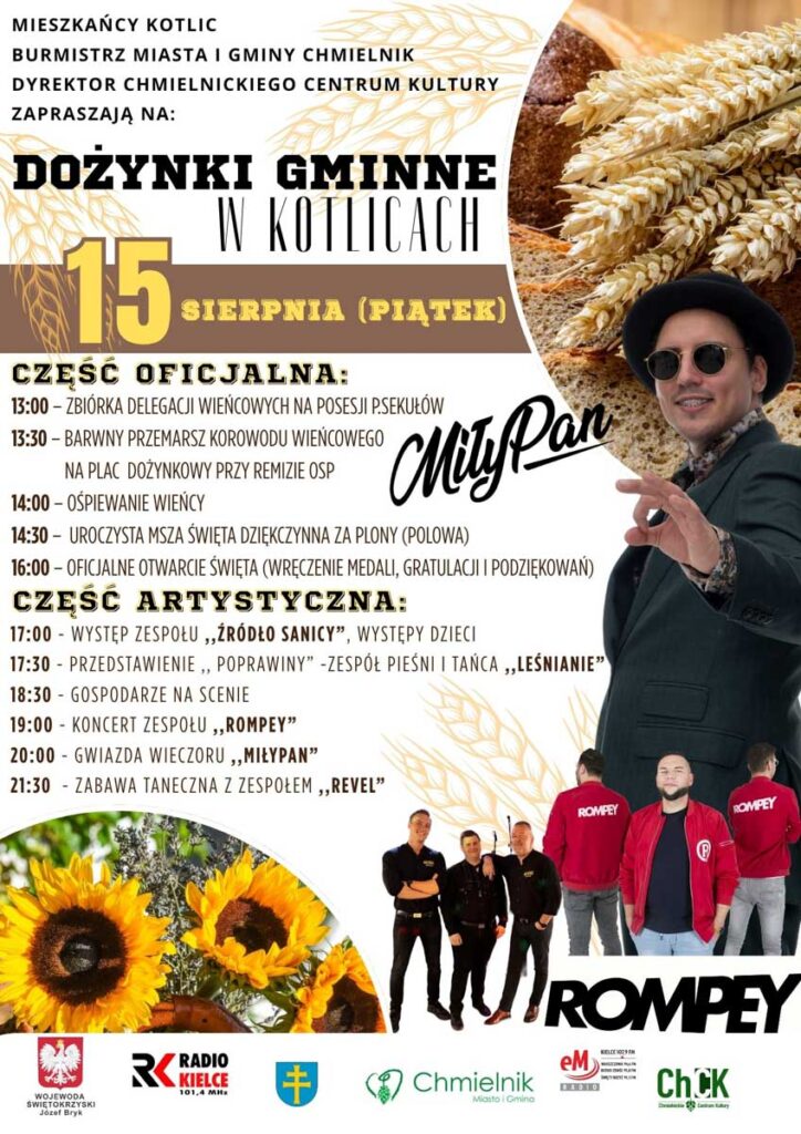 dożynki gminne w kotlicach