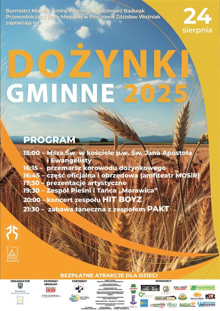 dożynki gminne w pińczowie 2025