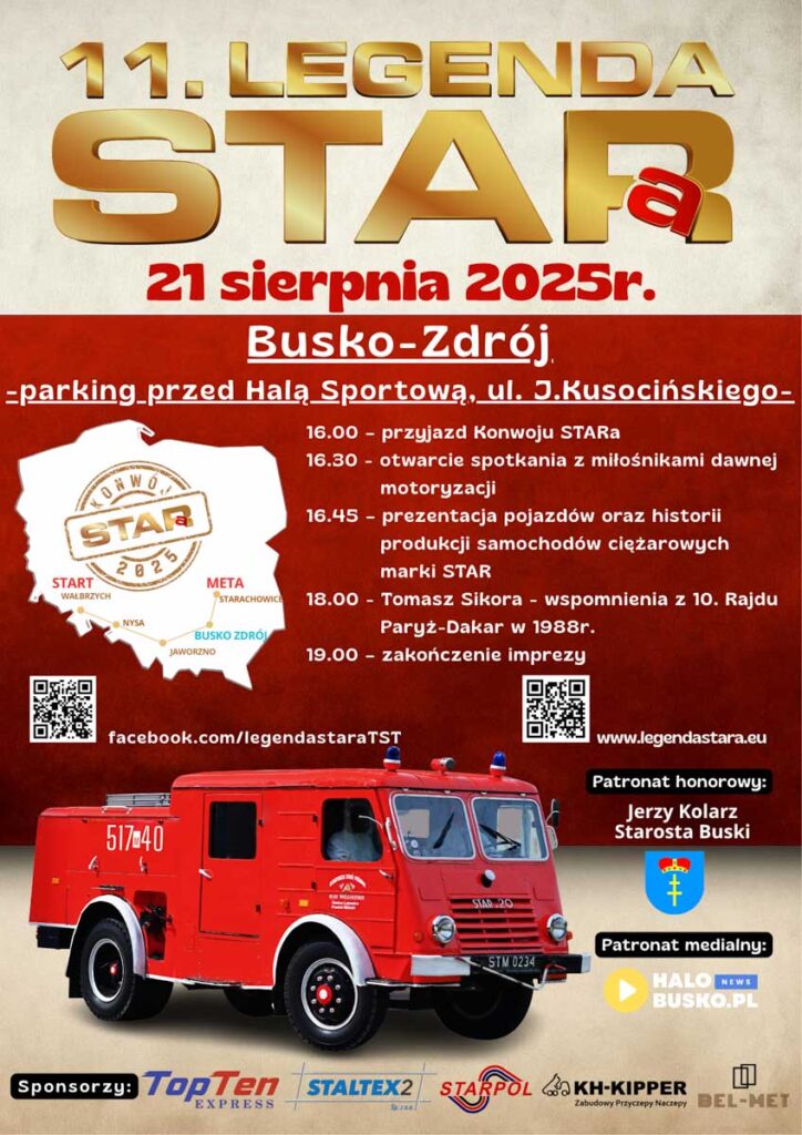 konwój stara w busku-zdroju