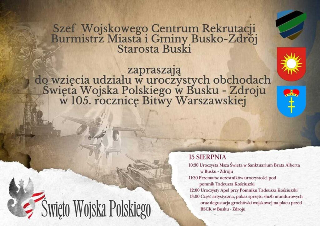 obchody święta wojska polskiego w busku-zdroju - 2025