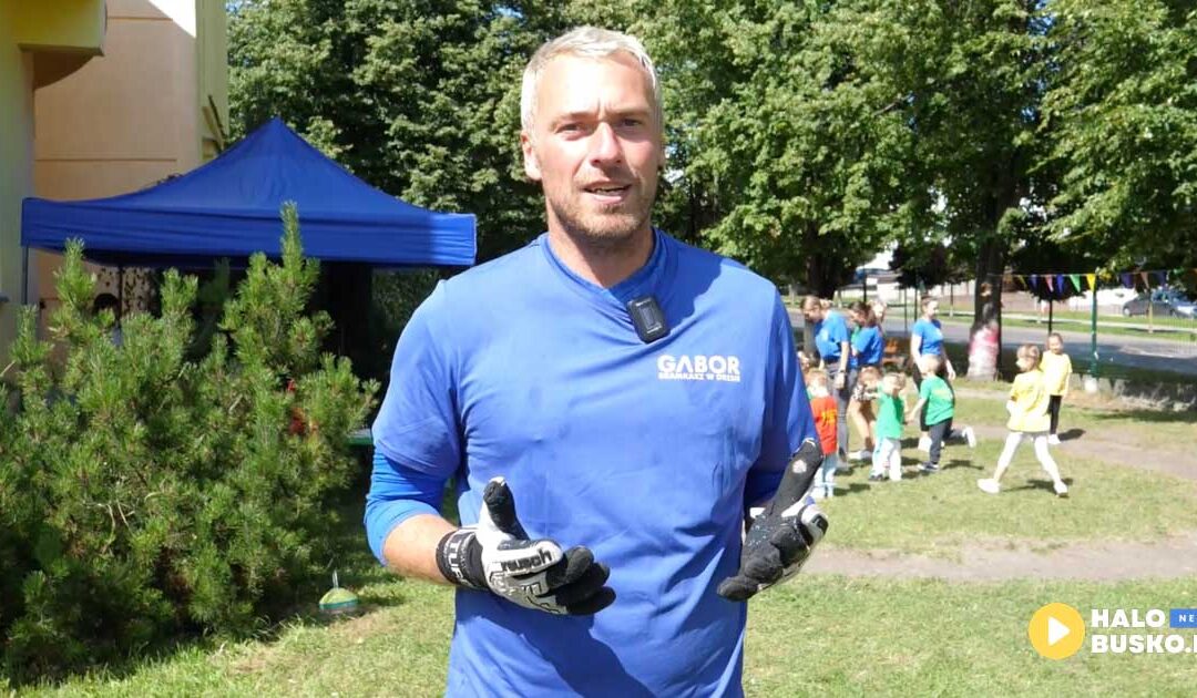 Grzegorz Gabor Jędrzejewski z „TurboKozaka” odwiedził przedszkole „Słoneczko” w Busku-Zdroju