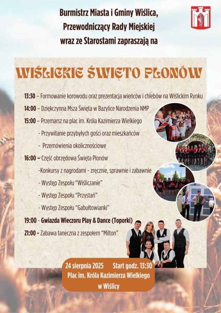 wiślickie święto plonów 2025 - dożynki wiślica