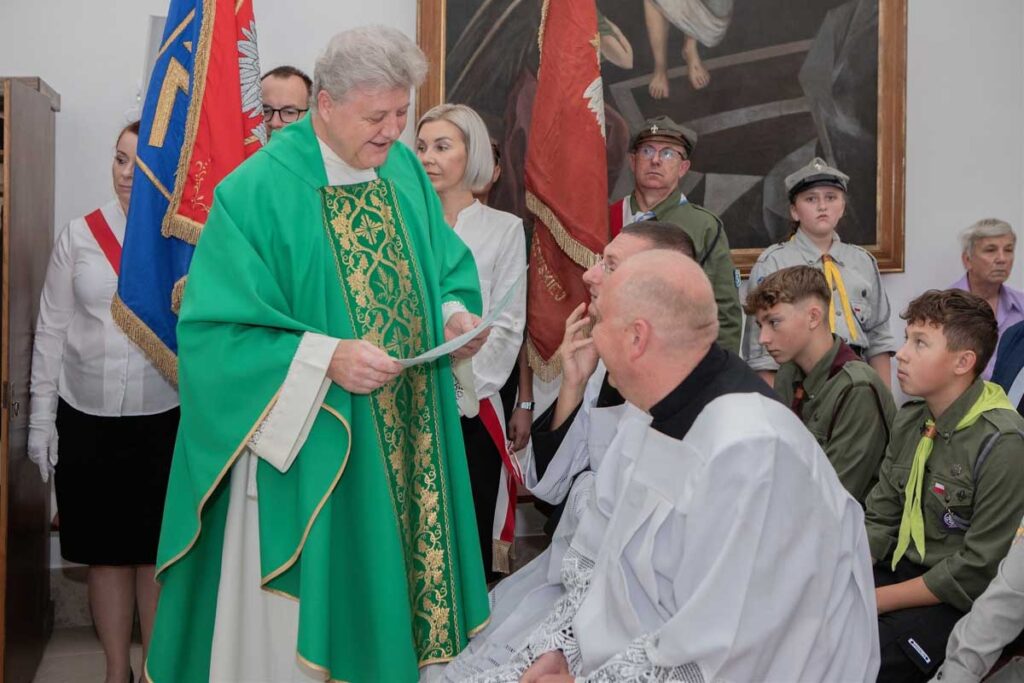 Pinczow uczcil 597. rocznice nadania praw miejskich na wzgorzu sw. Anny. 1