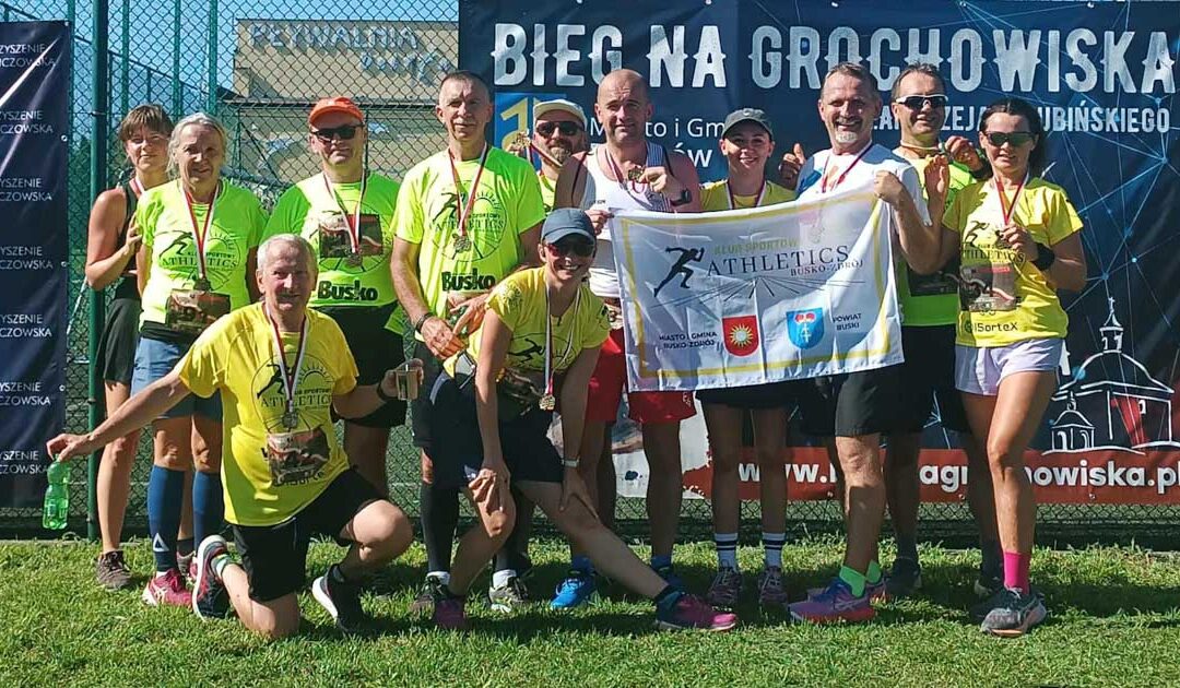 8 miejsc na podium w Biegu na Grochowiska i udany debiut na Mistrzostwach Polski Athletics Busko-Zdrój.