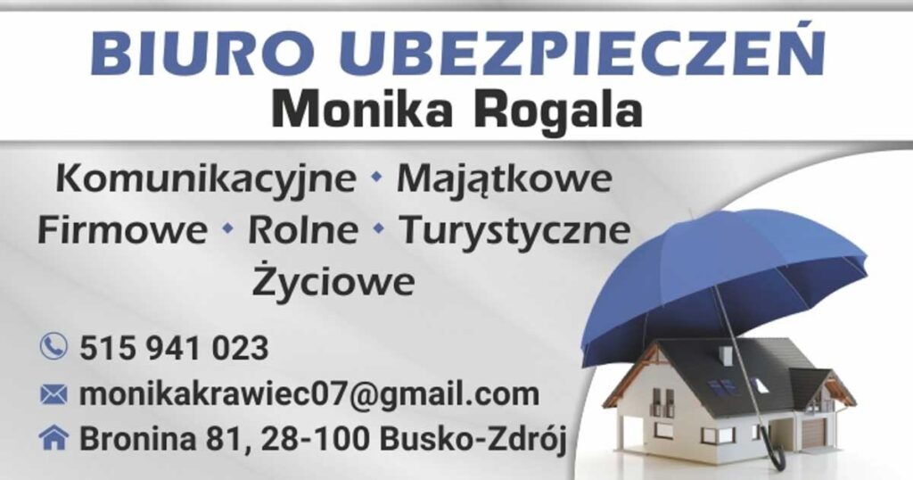 biuro ubezpieczen monika rogala busko zdroj