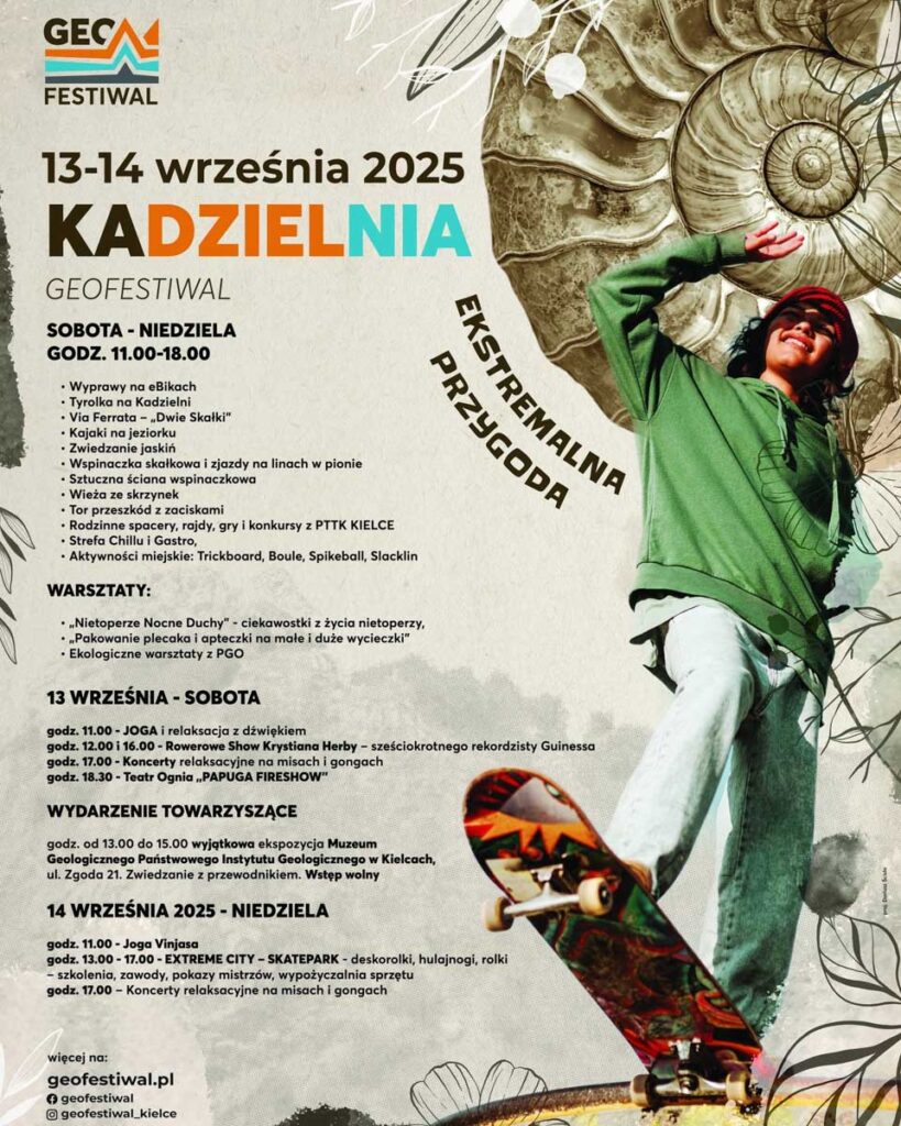 geofestiwal kielce 2025 - kadzielnia