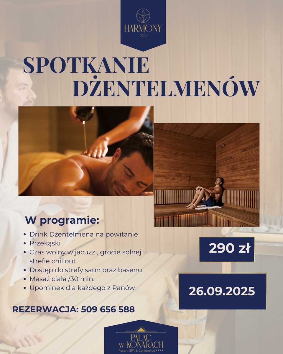 spotkanie dzentelmentow w harmony spa