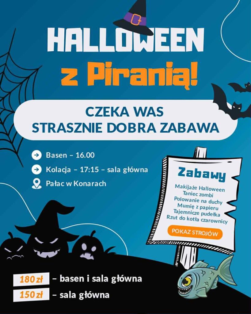 halloween z akademią pirania w busku-zdroju