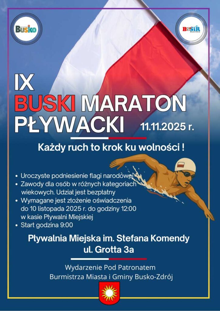 IX Buski Maraton Pływacki w Busku-Zdroju